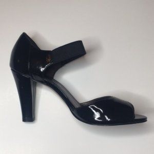 CIRCA Joan & David CJamberly Black Patent Sandals